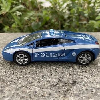 1:43 Policininkas Automobilį Scenos Dekoracija Vaikų Lydinio Žaislas Automobilio Modelį