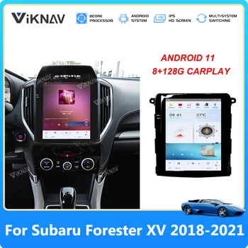 128G Android 11 Upgrated Automobilio Radijo Subaru Forester XV 2018 2019 2020 Multimedijos Grotuvas GPS Navigacija, Touch Screen Galvos Vienetas