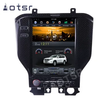 AOTSR Tesla 1 Din Android 9 Automobilio Radijo Ford Mustang 2015 - 2019 GPS Navigacijos Auto Multimedia Player 10.4 Colių CarPlay Vienetas