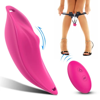 Belaidžio Kontrolės Vibracija G Spot Dildo Vibratorius Strap on Nematomas Nėrinių Panty Moters Klitorio Stimuliatorius Sekso Žaislas Moterims