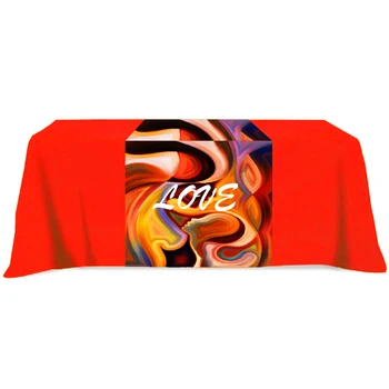 Butas staltiesė pritaikyti logotipą vestuves mantele para fiesta outdoor/indoor paroda