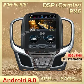 DSP Carplay vertikalus Tesla ekranas Android 9.0 Automobilio Multimedijos Grotuvo Buick lacrosse 2015+ GPS Radijas Auto stereo žemėlapis galvos vienetas