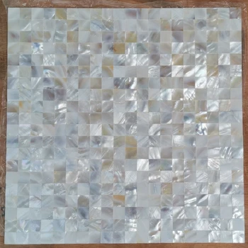 Gamtos motina perlų mozaikos plytelių vidaus apdailos 11 kvadratinių pėdų/daug 15x15mm chip dydis