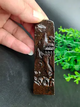 KINIJA antikvariniai žalvaris fengshui pasisekė antspaudas mažas Statula Metalo amatų šeimos papuošalai statuette pandent