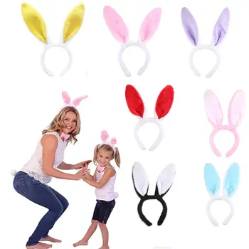 Mielas Velykų Suaugusiems Vaikams Mielas Triušio Ausies Lankelis Happy Bunny Easter Šalis Dekoro Prekių Velykų Šalies Naudai Vaikams Dovanos