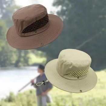 Naudinga, Lengvas Sulankstomas Vasaros Medžioklės Skrybėlę su Reguliuojamu Raišteliu Kasdien Dėvėti Žvejybos Hat Žvejybos Bžūp