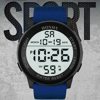 Prabangių Sportinių Laikrodžių Vyrams Analoginis Skaitmeninis Karinės Sporto Laikrodžiai LED Laikrodis atsparus Vandeniui Dovana Vyrams 2021