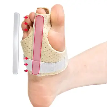 Reguliuojama Plaktuko Kojų tiesinimo priemonė ir Korektorius dėl Metatarsalgia Letena Pirštą Plaktuku Kojų Skausmo Įtvaras Pėdos Suspaudimo Wrap