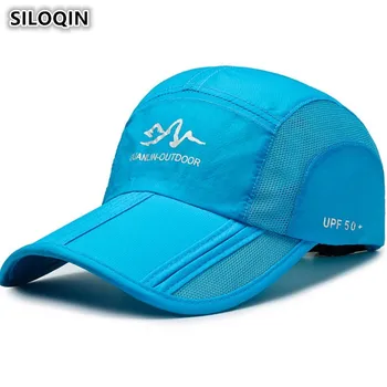 SILOQIN Sulankstomas-Ultra plonas Kvėpuojantis Beisbolo Kepurės Vyrams, Moterims Snapback Cap Moterų Skrybėlę 2019 M. Vasarą Naujas Vyrų Žvejybos Bžūp