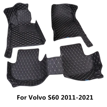 SJ VISI Oro Pasirinktinis Tilptų Automobilių Kilimėliai Priekyje & Galiniai FloorLiner Stiliaus Auto Dalys, Kilimų Kilimėlis Volvo S60 2011 m. 2012 2013-2021