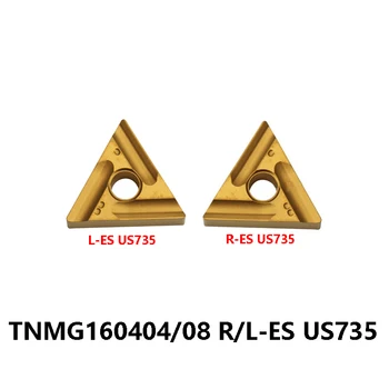 TNMG Tekinimo Įrankis Įdėklai 100% Originalus 160408 TNMG160404 TNMG160408 R, L-ES Karbido Tekinimo 160404 Metalo Staklės, CNC Pjovimo Peilis