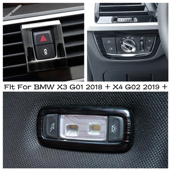 Įspėjamoji Lemputė Įspėjimo Mygtukas Jungiklis / Lempa / Žibintų Kontrolės China Padengti Apdaila BMW X3 G01 / X4 G02 2019 m. - 2021
